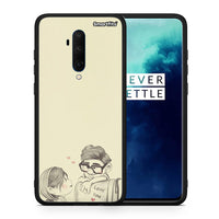 Thumbnail for Θήκη OnePlus 7T Pro Carl And Ellie από τη Smartfits με σχέδιο στο πίσω μέρος και μαύρο περίβλημα | OnePlus 7T Pro Carl And Ellie case with colorful back and black bezels