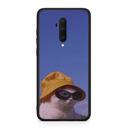 OnePlus 7T Pro Cat Diva θήκη από τη Smartfits με σχέδιο στο πίσω μέρος και μαύρο περίβλημα | Smartphone case with colorful back and black bezels by Smartfits