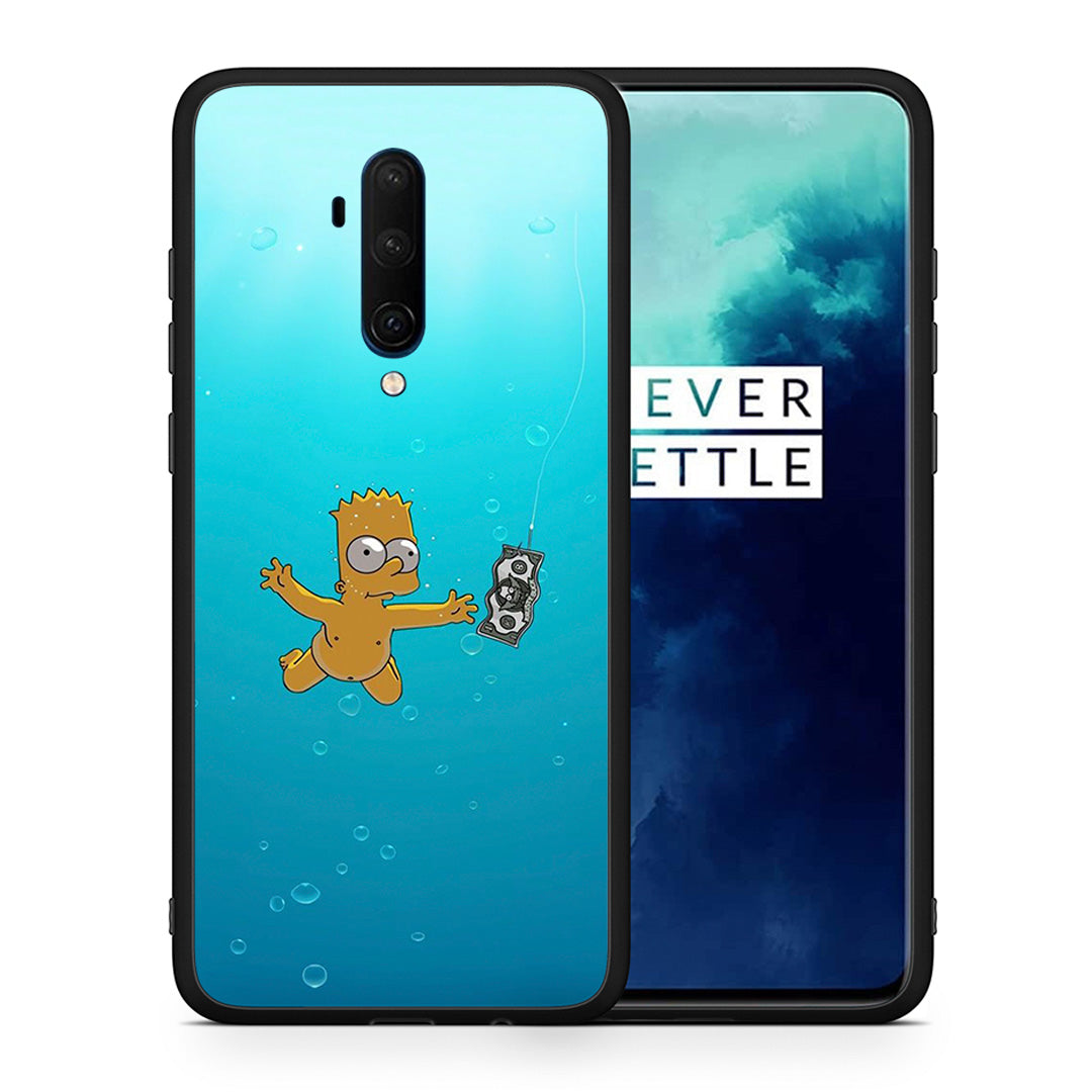 Θήκη OnePlus 7T Pro Chasing Money από τη Smartfits με σχέδιο στο πίσω μέρος και μαύρο περίβλημα | OnePlus 7T Pro Chasing Money case with colorful back and black bezels
