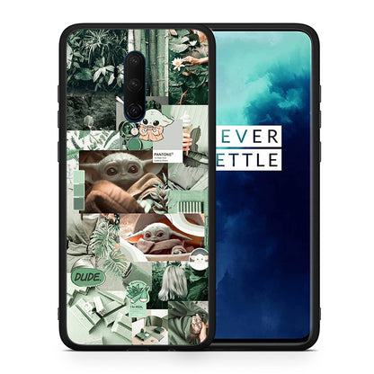 Θήκη Αγίου Βαλεντίνου OnePlus 7T Pro Collage Dude από τη Smartfits με σχέδιο στο πίσω μέρος και μαύρο περίβλημα | OnePlus 7T Pro Collage Dude case with colorful back and black bezels