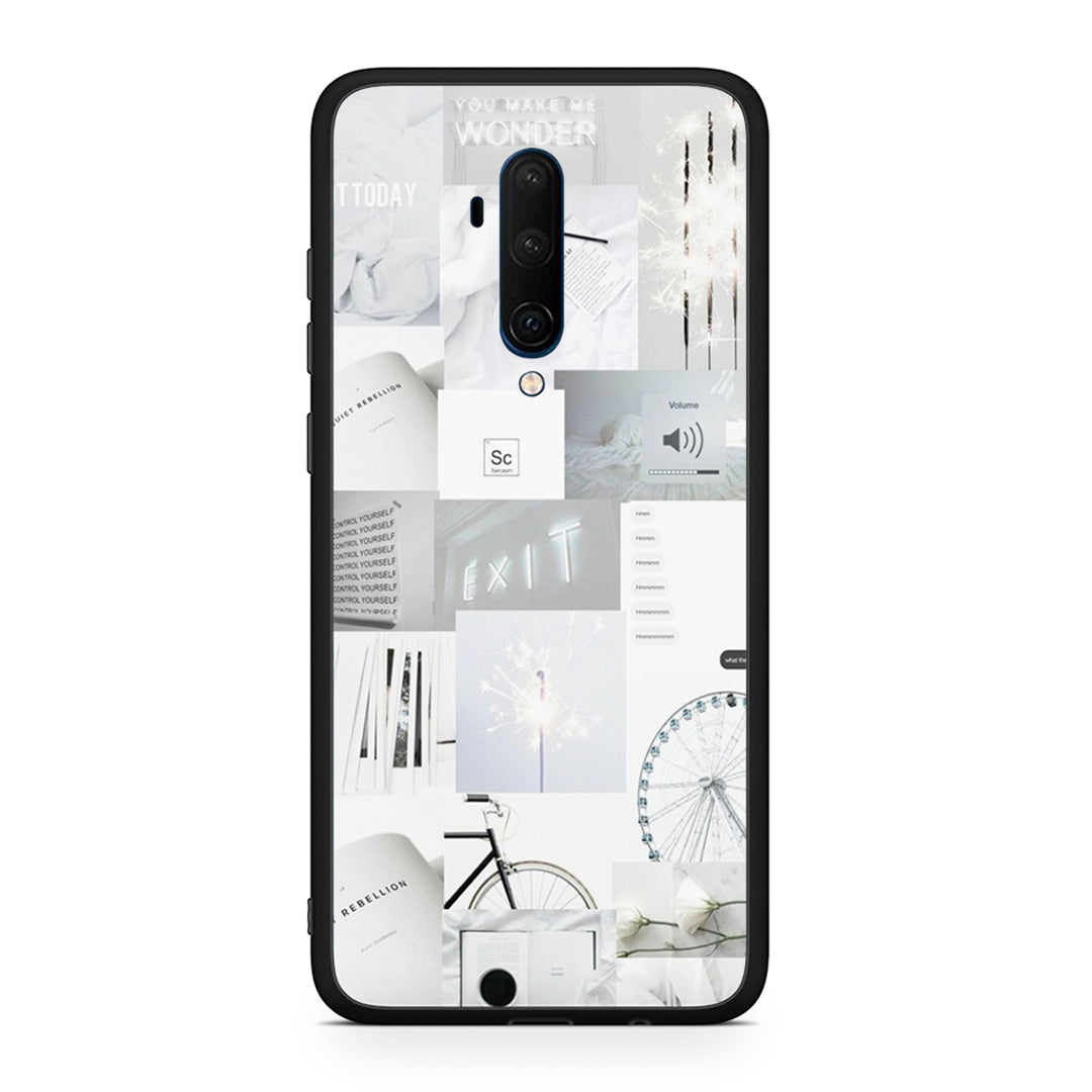 OnePlus 7T Pro Collage Make Me Wonder Θήκη Αγίου Βαλεντίνου από τη Smartfits με σχέδιο στο πίσω μέρος και μαύρο περίβλημα | Smartphone case with colorful back and black bezels by Smartfits