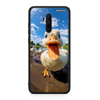 Thumbnail for OnePlus 7T Pro Duck Face θήκη από τη Smartfits με σχέδιο στο πίσω μέρος και μαύρο περίβλημα | Smartphone case with colorful back and black bezels by Smartfits