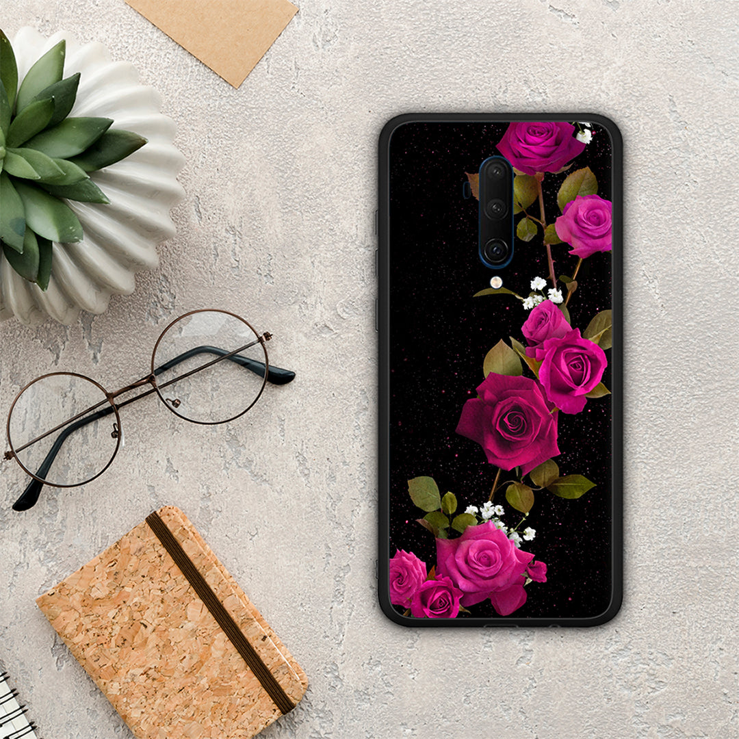 Flower Red Roses - OnePlus 7T Pro θήκη
