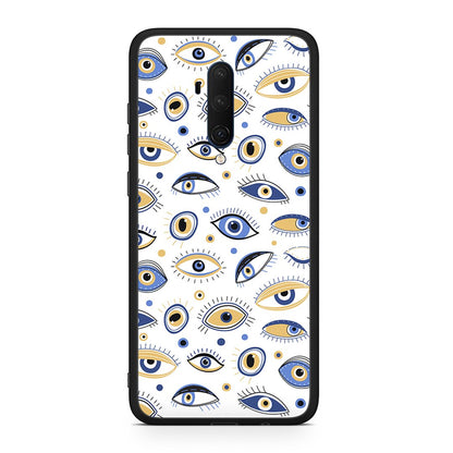 OnePlus 7T Pro Ftou Ftou θήκη από τη Smartfits με σχέδιο στο πίσω μέρος και μαύρο περίβλημα | Smartphone case with colorful back and black bezels by Smartfits