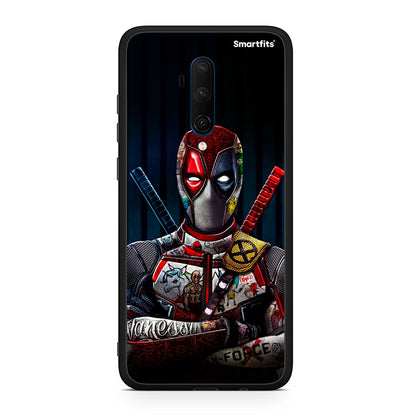 OnePlus 7T Pro Funny Guy θήκη από τη Smartfits με σχέδιο στο πίσω μέρος και μαύρο περίβλημα | Smartphone case with colorful back and black bezels by Smartfits