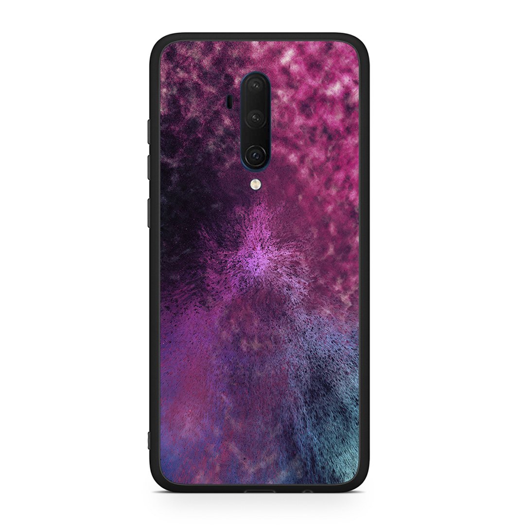 OnePlus 7T Pro Aurora Galaxy θήκη από τη Smartfits με σχέδιο στο πίσω μέρος και μαύρο περίβλημα | Smartphone case with colorful back and black bezels by Smartfits