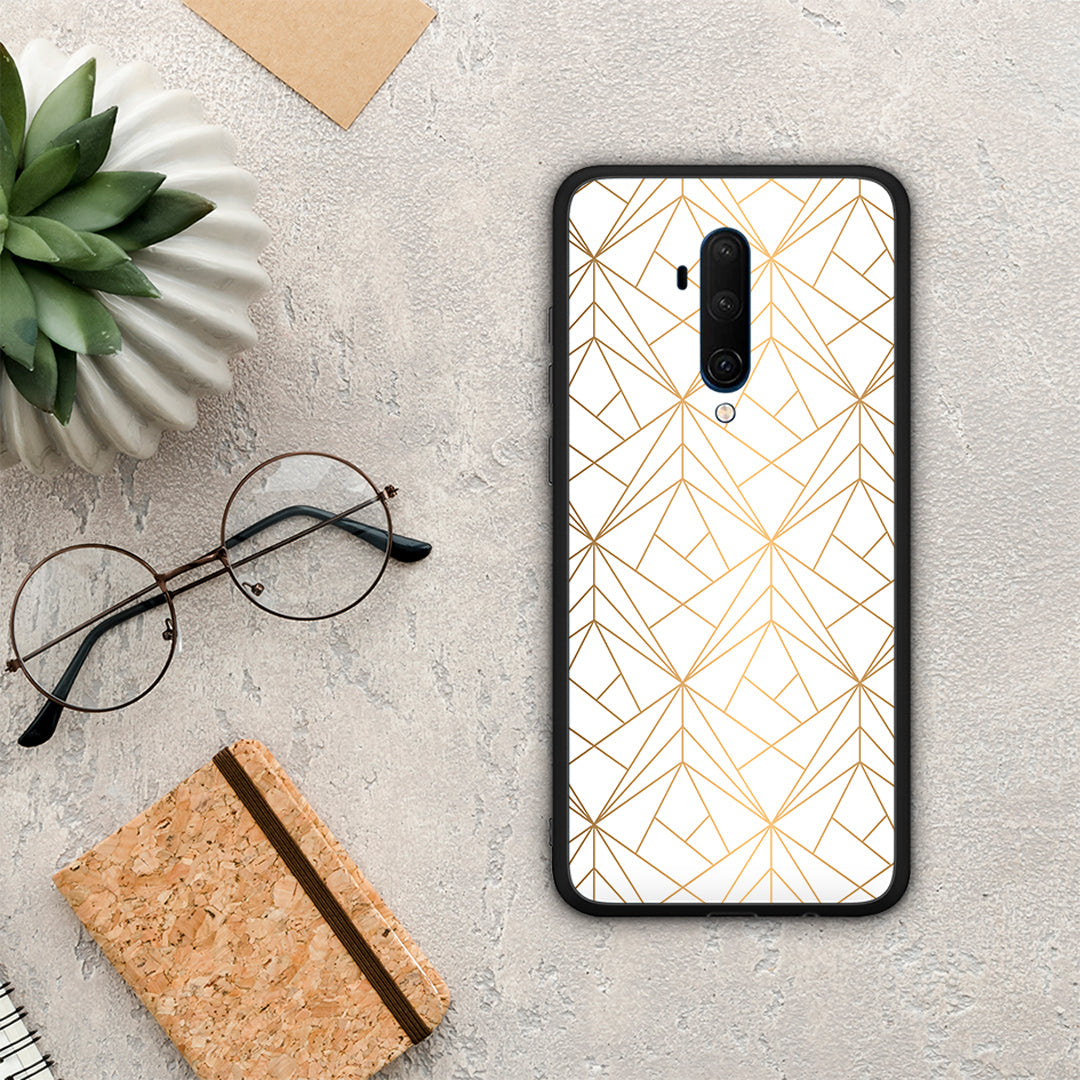 Geometric Luxury White - OnePlus 7T Pro θήκη