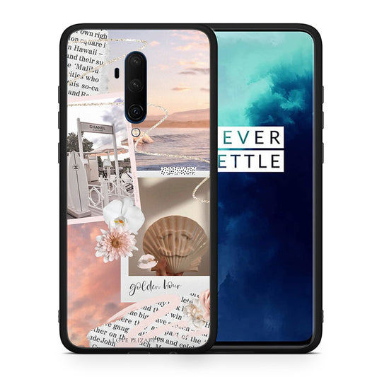Θήκη Αγίου Βαλεντίνου OnePlus 7T Pro Golden Hour από τη Smartfits με σχέδιο στο πίσω μέρος και μαύρο περίβλημα | OnePlus 7T Pro Golden Hour case with colorful back and black bezels
