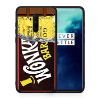 Thumbnail for Θήκη OnePlus 7T Pro Golden Ticket από τη Smartfits με σχέδιο στο πίσω μέρος και μαύρο περίβλημα | OnePlus 7T Pro Golden Ticket case with colorful back and black bezels