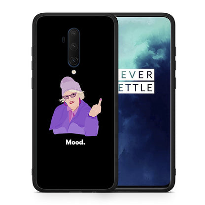 Θήκη OnePlus 7T Pro Grandma Mood Black από τη Smartfits με σχέδιο στο πίσω μέρος και μαύρο περίβλημα | OnePlus 7T Pro Grandma Mood Black case with colorful back and black bezels