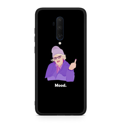 OnePlus 7T Pro Grandma Mood Black θήκη από τη Smartfits με σχέδιο στο πίσω μέρος και μαύρο περίβλημα | Smartphone case with colorful back and black bezels by Smartfits