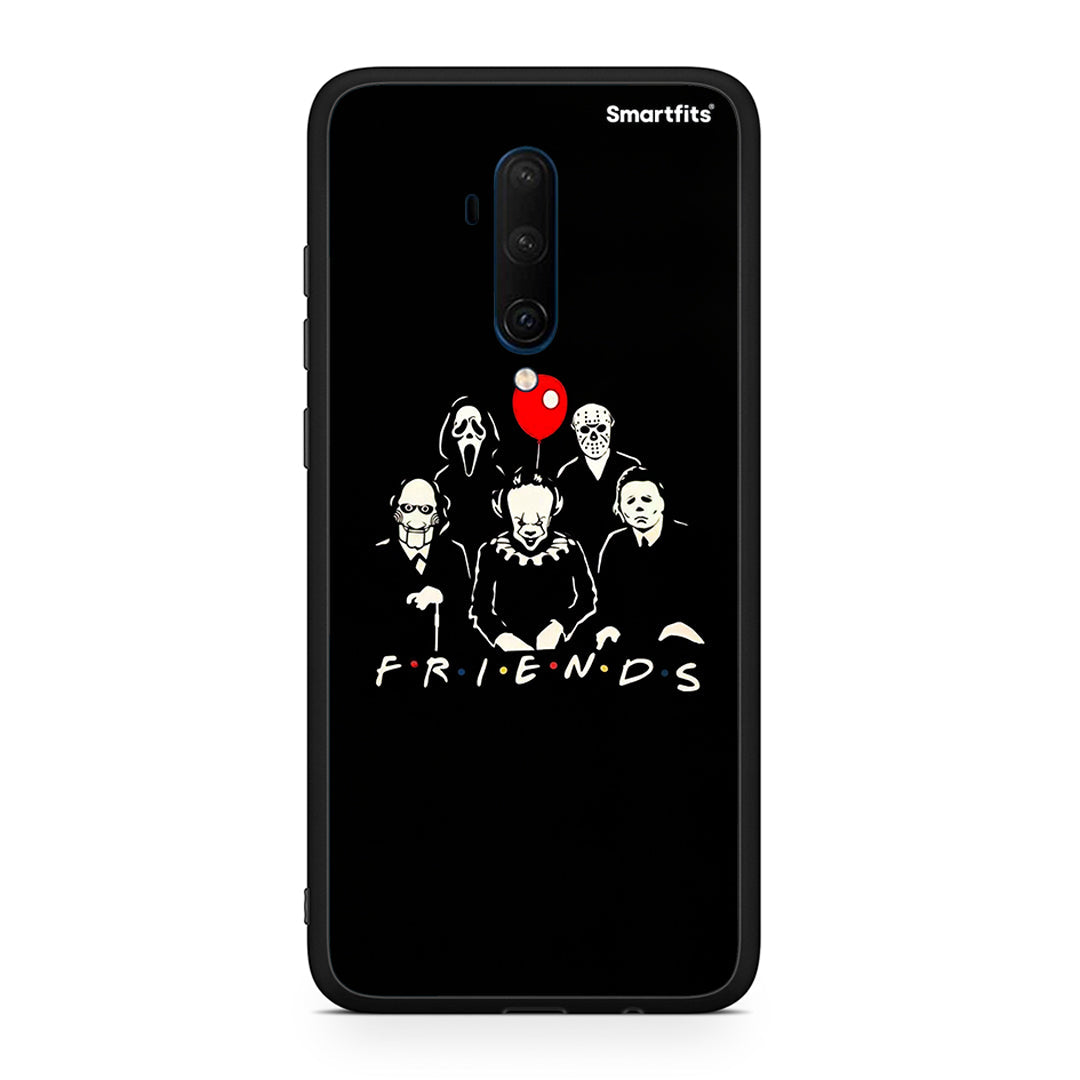 OnePlus 7T Pro Halloween Friends Θήκη από τη Smartfits με σχέδιο στο πίσω μέρος και μαύρο περίβλημα | Smartphone case with colorful back and black bezels by Smartfits