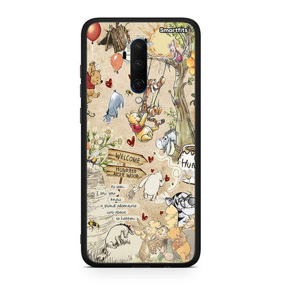 OnePlus 7T Pro Happy Friends θήκη από τη Smartfits με σχέδιο στο πίσω μέρος και μαύρο περίβλημα | Smartphone case with colorful back and black bezels by Smartfits