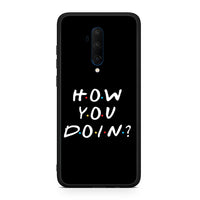 Thumbnail for OnePlus 7T Pro How You Doin θήκη από τη Smartfits με σχέδιο στο πίσω μέρος και μαύρο περίβλημα | Smartphone case with colorful back and black bezels by Smartfits