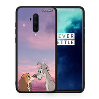 Thumbnail for Θήκη OnePlus 7T Pro Lady And Tramp από τη Smartfits με σχέδιο στο πίσω μέρος και μαύρο περίβλημα | OnePlus 7T Pro Lady And Tramp case with colorful back and black bezels