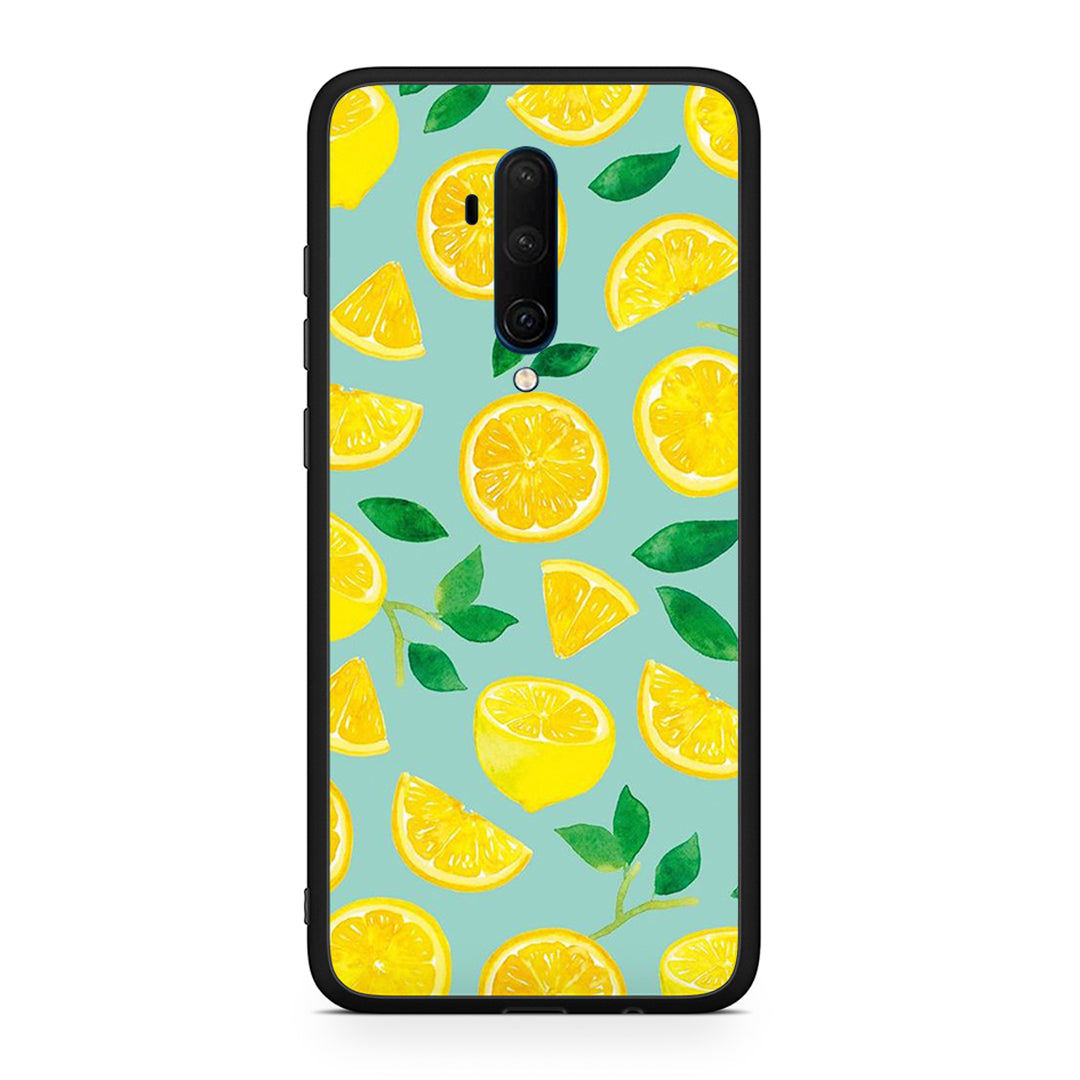 OnePlus 7T Pro Lemons θήκη από τη Smartfits με σχέδιο στο πίσω μέρος και μαύρο περίβλημα | Smartphone case with colorful back and black bezels by Smartfits