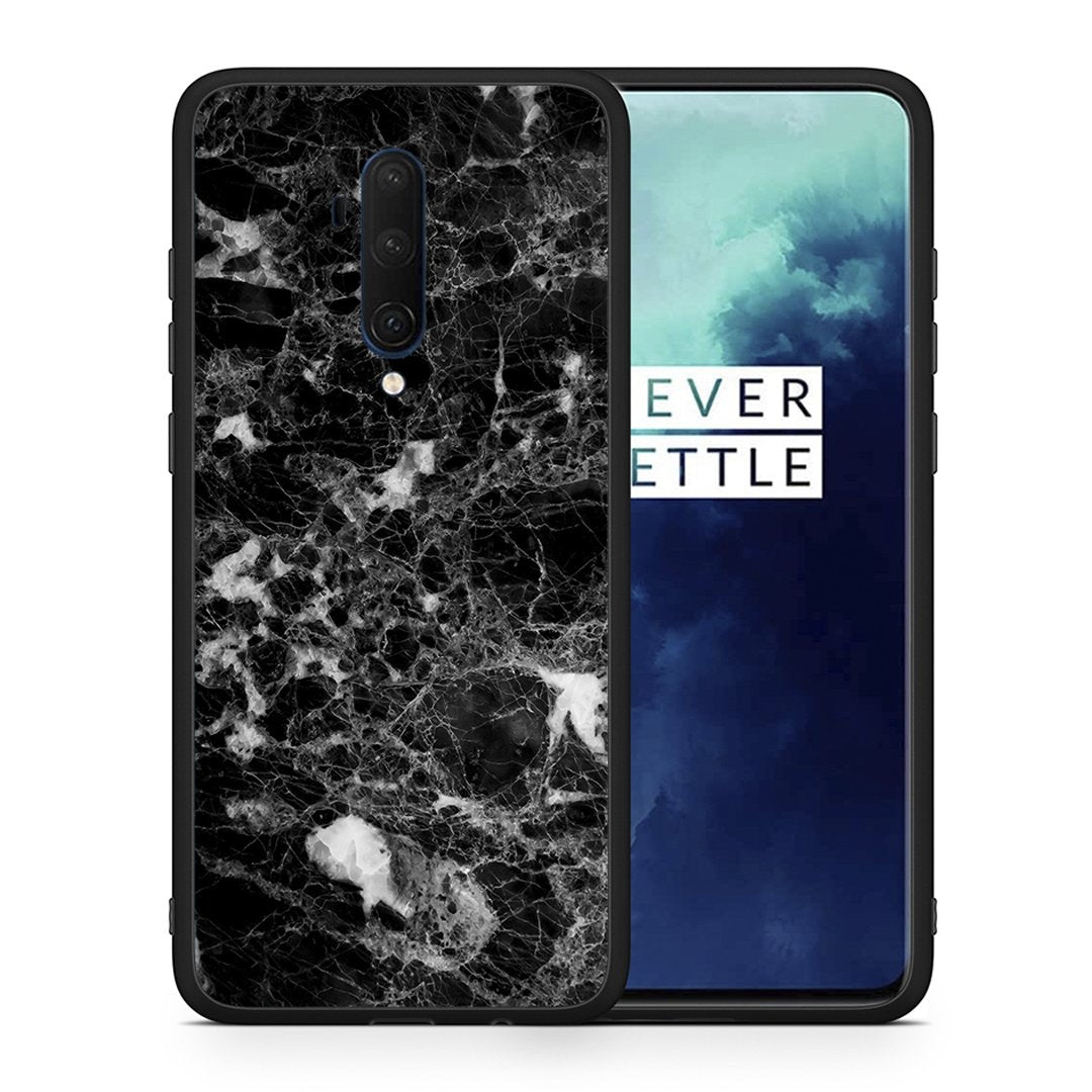 Θήκη OnePlus 7T Pro Male Marble από τη Smartfits με σχέδιο στο πίσω μέρος και μαύρο περίβλημα | OnePlus 7T Pro Male Marble case with colorful back and black bezels