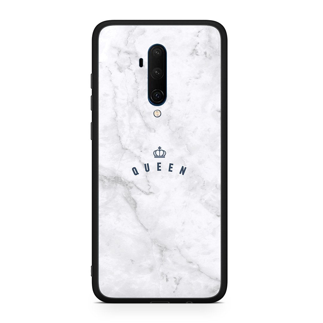 OnePlus 7T Pro Queen Marble θήκη από τη Smartfits με σχέδιο στο πίσω μέρος και μαύρο περίβλημα | Smartphone case with colorful back and black bezels by Smartfits