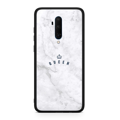 OnePlus 7T Pro Queen Marble θήκη από τη Smartfits με σχέδιο στο πίσω μέρος και μαύρο περίβλημα | Smartphone case with colorful back and black bezels by Smartfits