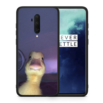 Θήκη OnePlus 7T Pro Meme Duck από τη Smartfits με σχέδιο στο πίσω μέρος και μαύρο περίβλημα | OnePlus 7T Pro Meme Duck case with colorful back and black bezels