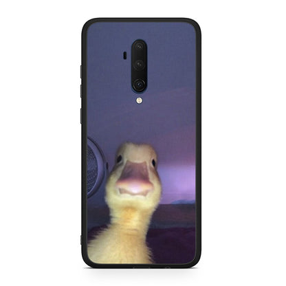 OnePlus 7T Pro Meme Duck θήκη από τη Smartfits με σχέδιο στο πίσω μέρος και μαύρο περίβλημα | Smartphone case with colorful back and black bezels by Smartfits