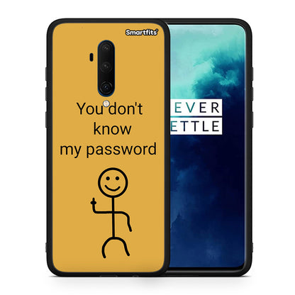 Θήκη OnePlus 7T Pro My Password από τη Smartfits με σχέδιο στο πίσω μέρος και μαύρο περίβλημα | OnePlus 7T Pro My Password case with colorful back and black bezels