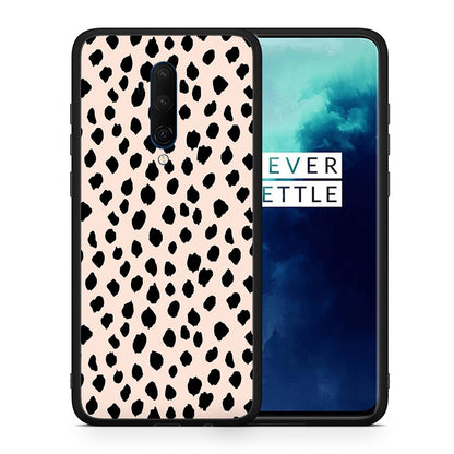Θήκη OnePlus 7T Pro New Polka Dots από τη Smartfits με σχέδιο στο πίσω μέρος και μαύρο περίβλημα | OnePlus 7T Pro New Polka Dots case with colorful back and black bezels