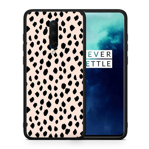 Θήκη OnePlus 7T Pro New Polka Dots από τη Smartfits με σχέδιο στο πίσω μέρος και μαύρο περίβλημα | OnePlus 7T Pro New Polka Dots case with colorful back and black bezels