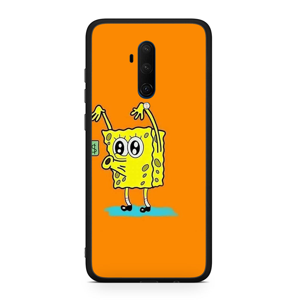 OnePlus 7T Pro No Money 2 Θήκη Αγίου Βαλεντίνου από τη Smartfits με σχέδιο στο πίσω μέρος και μαύρο περίβλημα | Smartphone case with colorful back and black bezels by Smartfits