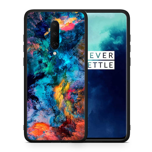 Θήκη OnePlus 7T Pro Crayola Paint από τη Smartfits με σχέδιο στο πίσω μέρος και μαύρο περίβλημα | OnePlus 7T Pro Crayola Paint case with colorful back and black bezels