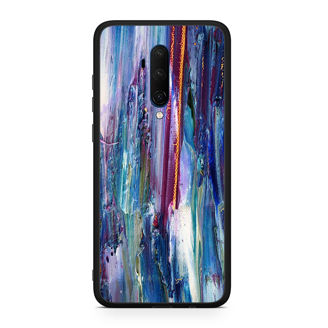 OnePlus 7T Pro Paint Winter θήκη από τη Smartfits με σχέδιο στο πίσω μέρος και μαύρο περίβλημα | Smartphone case with colorful back and black bezels by Smartfits