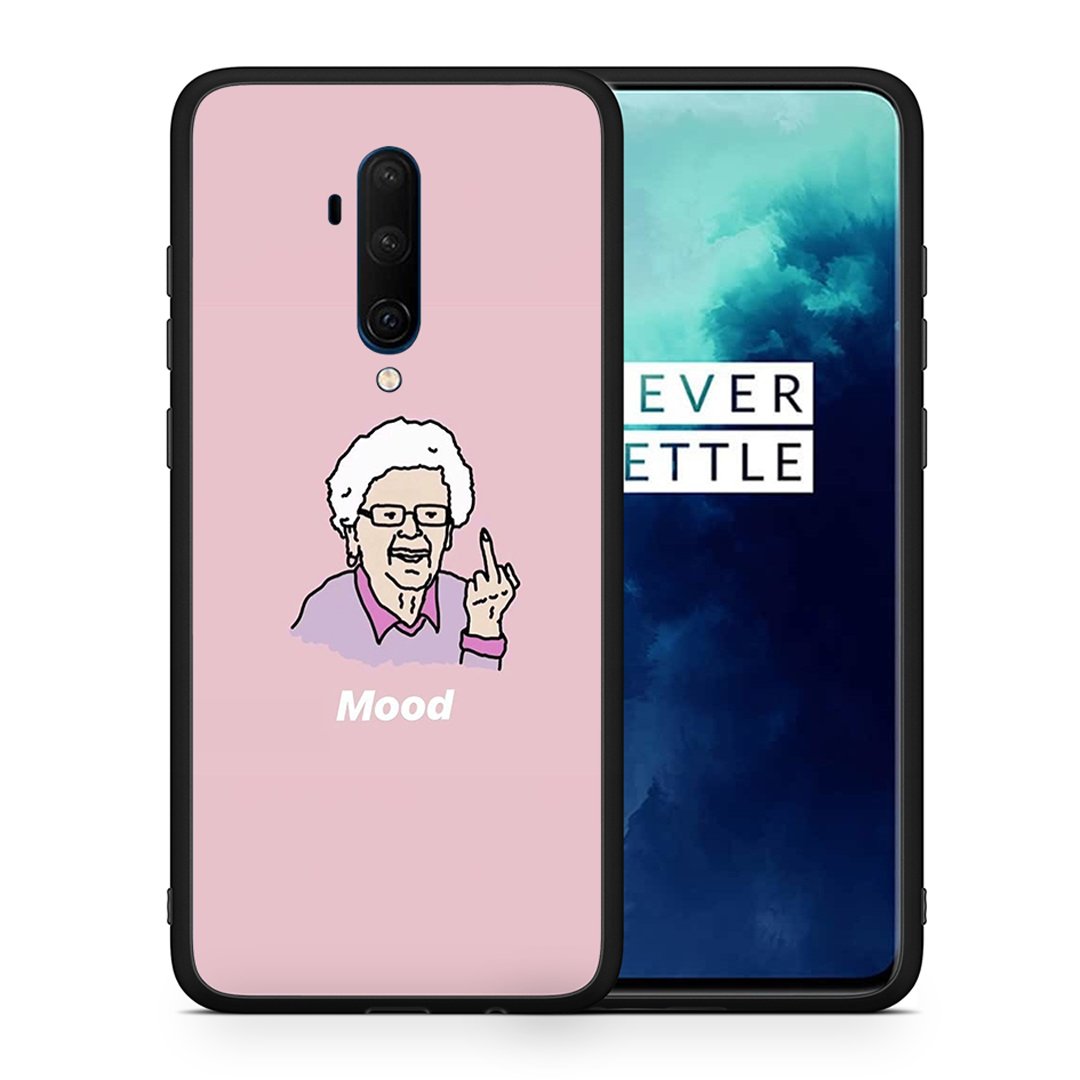 Θήκη OnePlus 7T Pro Mood PopArt από τη Smartfits με σχέδιο στο πίσω μέρος και μαύρο περίβλημα | OnePlus 7T Pro Mood PopArt case with colorful back and black bezels
