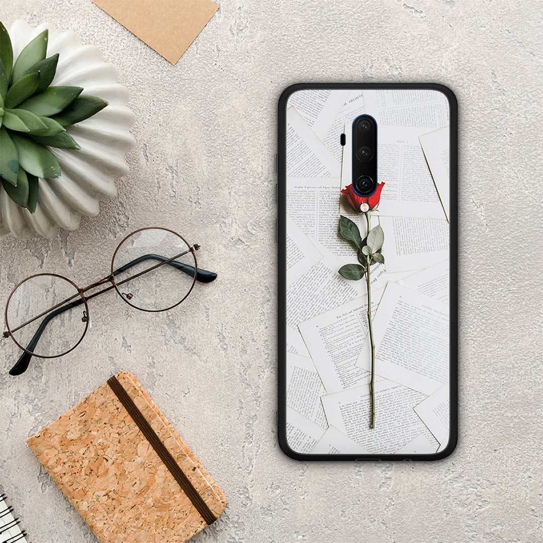 Red Rose - OnePlus 7T Pro θήκη