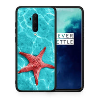 Thumbnail for Θήκη OnePlus 7T Pro Red Starfish από τη Smartfits με σχέδιο στο πίσω μέρος και μαύρο περίβλημα | OnePlus 7T Pro Red Starfish case with colorful back and black bezels