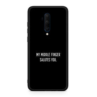 Thumbnail for OnePlus 7T Pro Salute θήκη από τη Smartfits με σχέδιο στο πίσω μέρος και μαύρο περίβλημα | Smartphone case with colorful back and black bezels by Smartfits