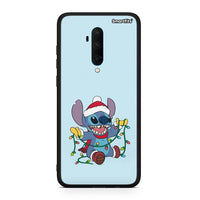 Thumbnail for OnePlus 7T Pro Santa Stich θήκη από τη Smartfits με σχέδιο στο πίσω μέρος και μαύρο περίβλημα | Smartphone case with colorful back and black bezels by Smartfits