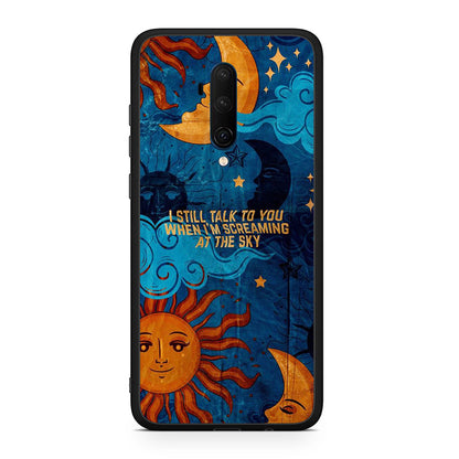 OnePlus 7T Pro Screaming Sky θήκη από τη Smartfits με σχέδιο στο πίσω μέρος και μαύρο περίβλημα | Smartphone case with colorful back and black bezels by Smartfits
