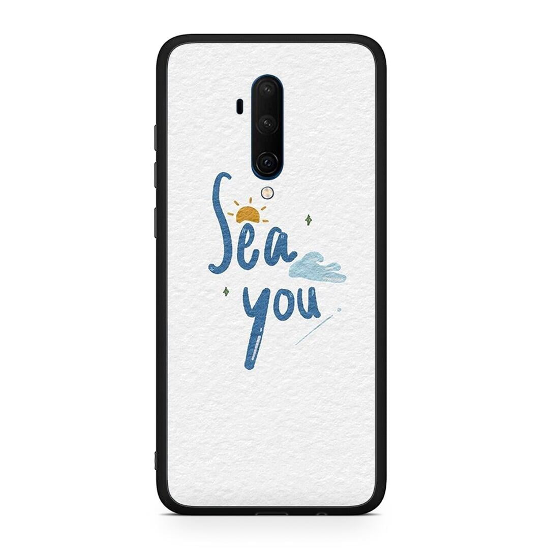 OnePlus 7T Pro Sea You Θήκη από τη Smartfits με σχέδιο στο πίσω μέρος και μαύρο περίβλημα | Smartphone case with colorful back and black bezels by Smartfits