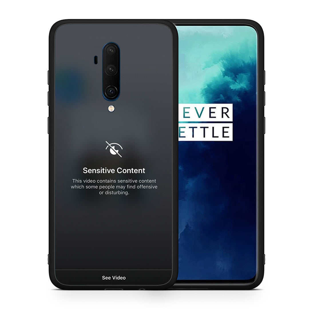 Θήκη OnePlus 7T Pro Sensitive Content από τη Smartfits με σχέδιο στο πίσω μέρος και μαύρο περίβλημα | OnePlus 7T Pro Sensitive Content case with colorful back and black bezels