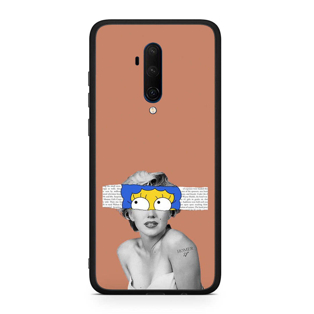 OnePlus 7T Pro Sim Merilyn θήκη από τη Smartfits με σχέδιο στο πίσω μέρος και μαύρο περίβλημα | Smartphone case with colorful back and black bezels by Smartfits
