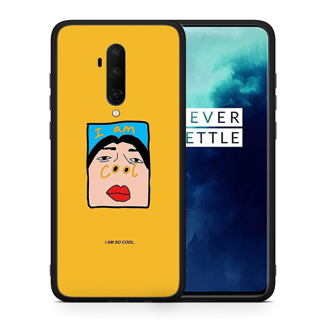 Θήκη Αγίου Βαλεντίνου OnePlus 7T Pro So Cool από τη Smartfits με σχέδιο στο πίσω μέρος και μαύρο περίβλημα | OnePlus 7T Pro So Cool case with colorful back and black bezels