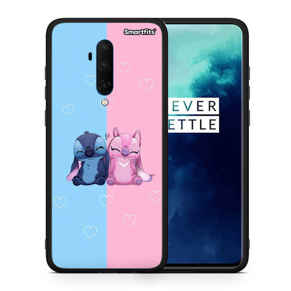 Θήκη OnePlus 7T Pro Stitch And Angel από τη Smartfits με σχέδιο στο πίσω μέρος και μαύρο περίβλημα | OnePlus 7T Pro Stitch And Angel case with colorful back and black bezels