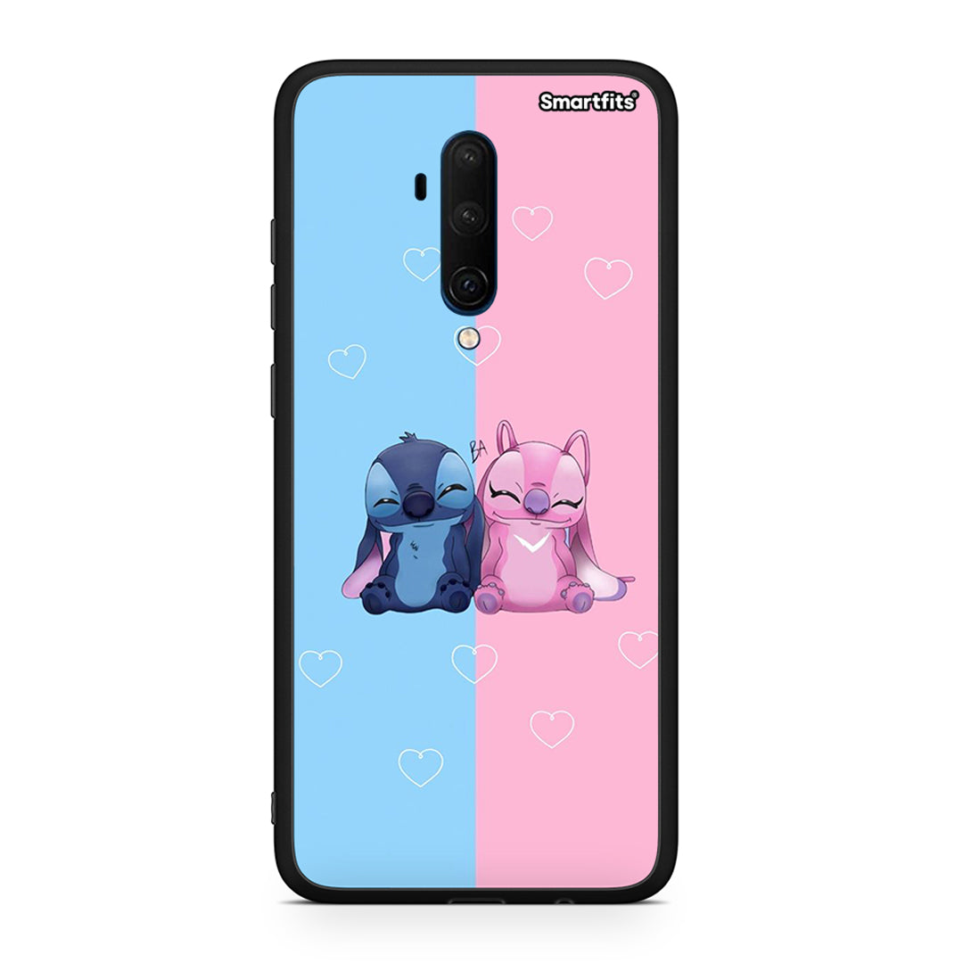 OnePlus 7T Pro Stitch And Angel θήκη από τη Smartfits με σχέδιο στο πίσω μέρος και μαύρο περίβλημα | Smartphone case with colorful back and black bezels by Smartfits