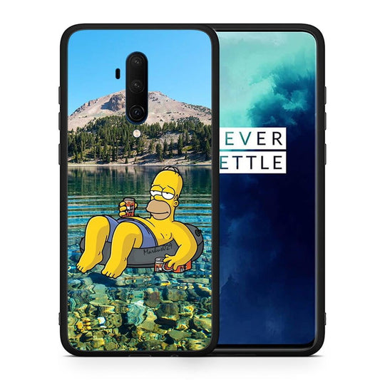 Θήκη OnePlus 7T Pro Summer Happiness από τη Smartfits με σχέδιο στο πίσω μέρος και μαύρο περίβλημα | OnePlus 7T Pro Summer Happiness case with colorful back and black bezels