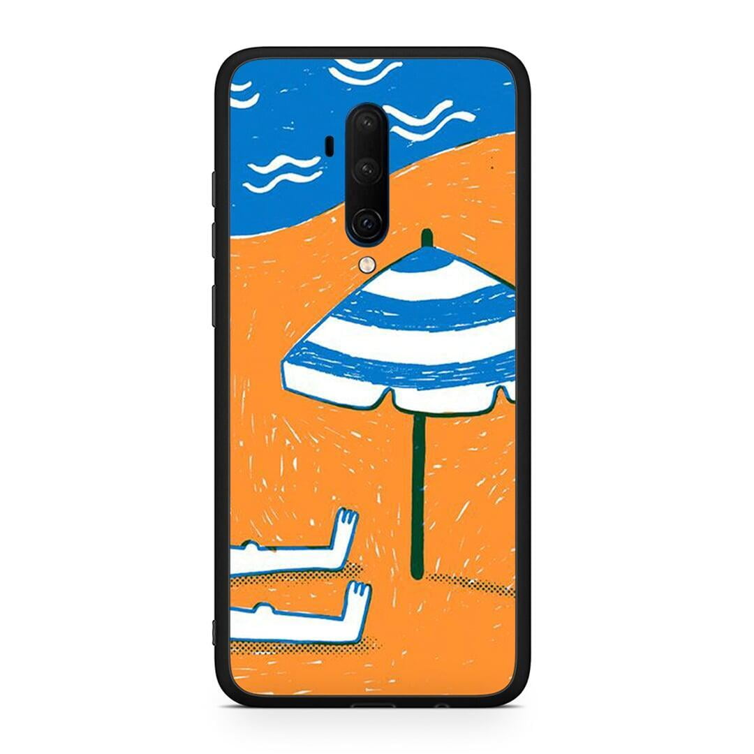 OnePlus 7T Pro Summering Θήκη από τη Smartfits με σχέδιο στο πίσω μέρος και μαύρο περίβλημα | Smartphone case with colorful back and black bezels by Smartfits