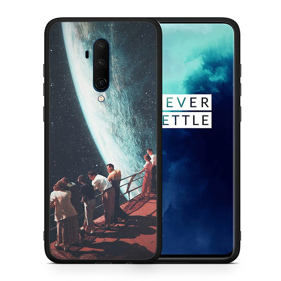 Θήκη OnePlus 7T Pro Surreal View από τη Smartfits με σχέδιο στο πίσω μέρος και μαύρο περίβλημα | OnePlus 7T Pro Surreal View case with colorful back and black bezels