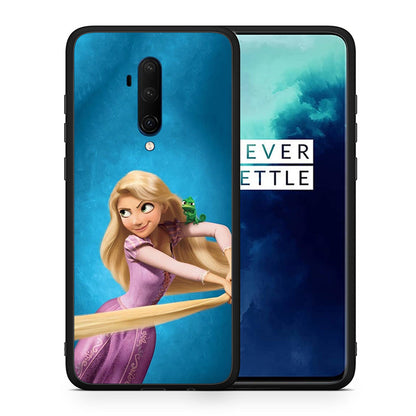 Θήκη Αγίου Βαλεντίνου OnePlus 7T Pro Tangled 2 από τη Smartfits με σχέδιο στο πίσω μέρος και μαύρο περίβλημα | OnePlus 7T Pro Tangled 2 case with colorful back and black bezels
