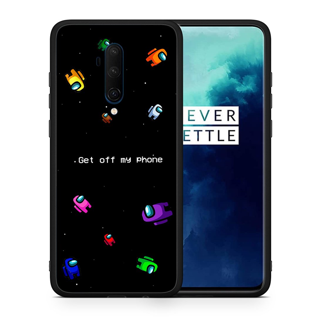 Θήκη OnePlus 7T Pro AFK Text από τη Smartfits με σχέδιο στο πίσω μέρος και μαύρο περίβλημα | OnePlus 7T Pro AFK Text case with colorful back and black bezels