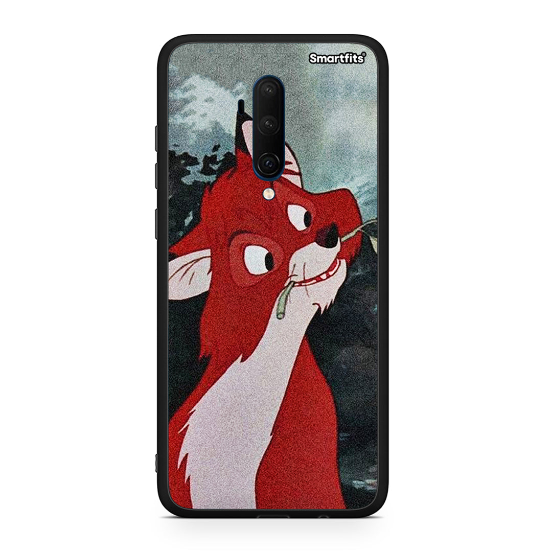 OnePlus 7T Pro Tod And Vixey Love 1 θήκη από τη Smartfits με σχέδιο στο πίσω μέρος και μαύρο περίβλημα | Smartphone case with colorful back and black bezels by Smartfits