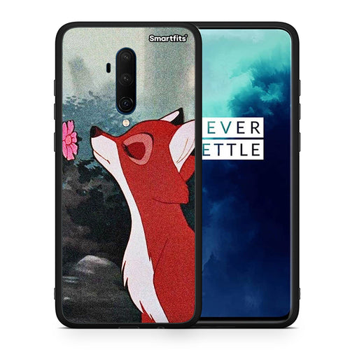 Θήκη OnePlus 7T Pro Tod And Vixey Love 2 από τη Smartfits με σχέδιο στο πίσω μέρος και μαύρο περίβλημα | OnePlus 7T Pro Tod And Vixey Love 2 case with colorful back and black bezels